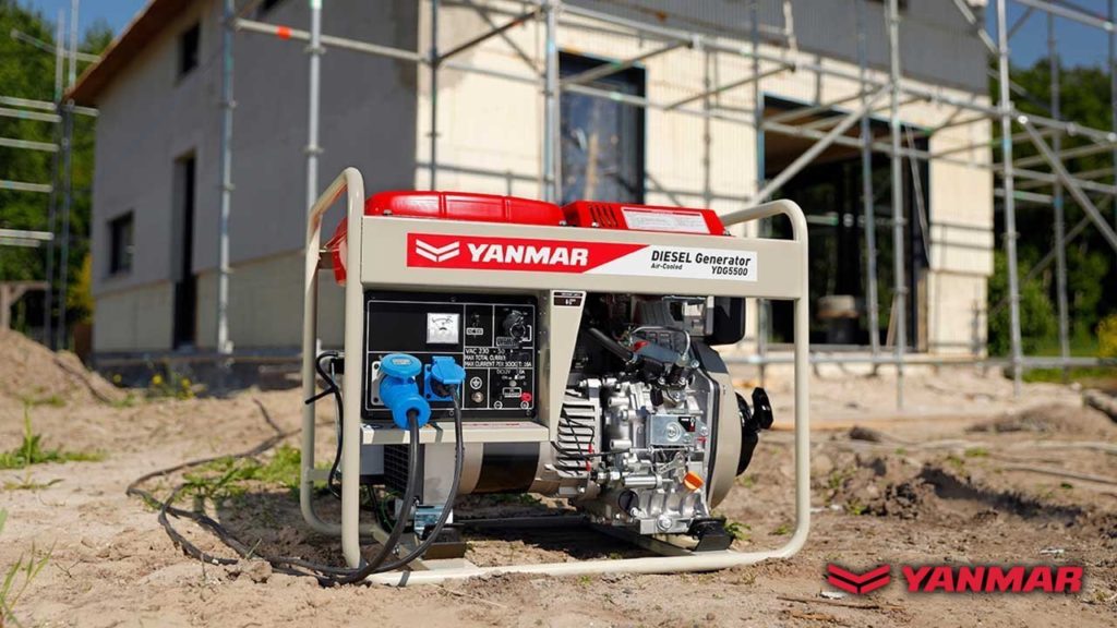 Yanmar Generator YDG5500 on location 2 Power Equipment Yanmar Generator YDG5500 on location 2