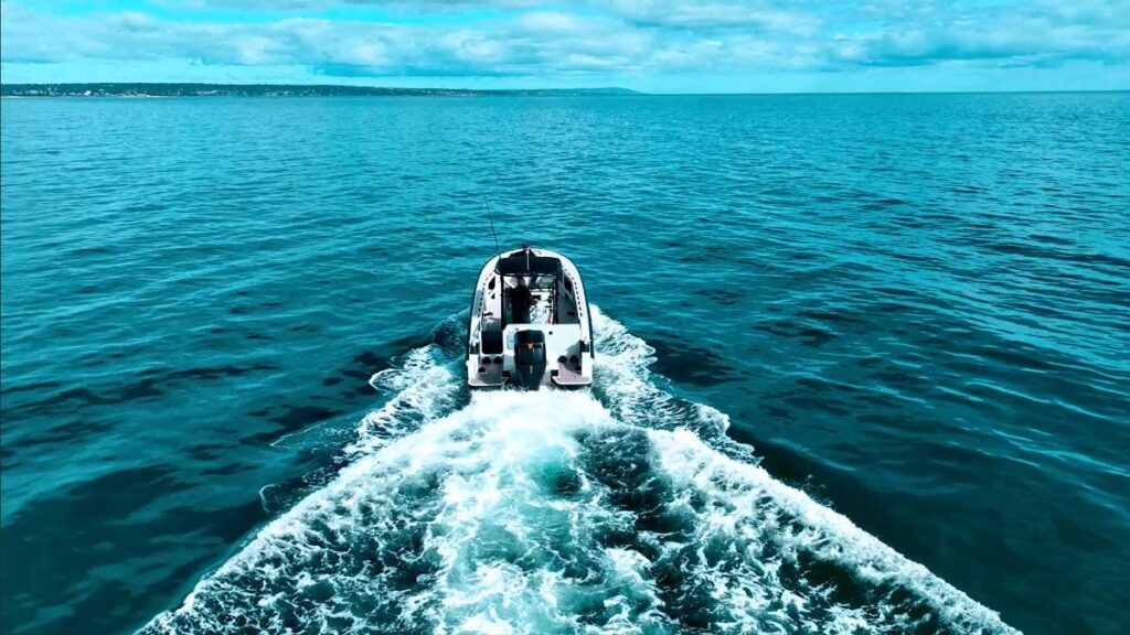 Capture 2 Custom Dive Dingy for Paspaley by Impact Boats, featuring OXE300