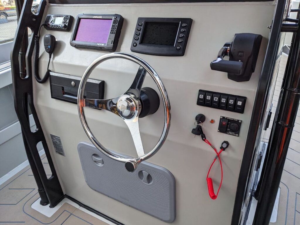 Impact Boats OXE300 vessel control system