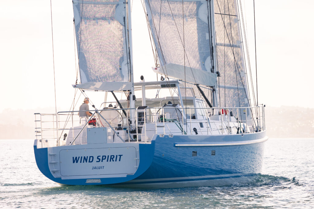 wind spirit. lloyd stephenson boatbuilders. copyright: subzero images