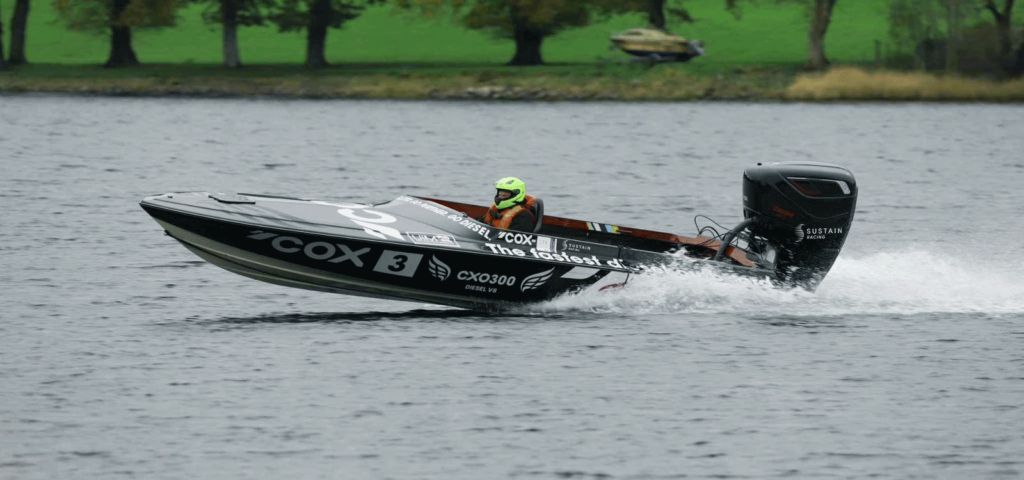 cox marine breaks record for fastest diesel outboard