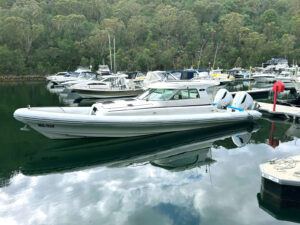 Superyacht Tender with twin Cox 300HP diesel outboards 1