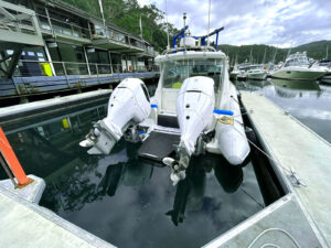Superyacht Tender with twin Cox 300HP diesel outboards 2
